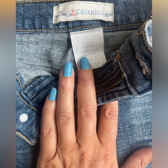 Vintage Z Cavaricci Denim Mini Skirt - Size 5 - Picture 4 of 5